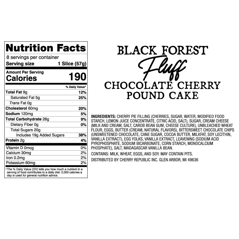 Black Forest fluff Pound Cake - Image 2