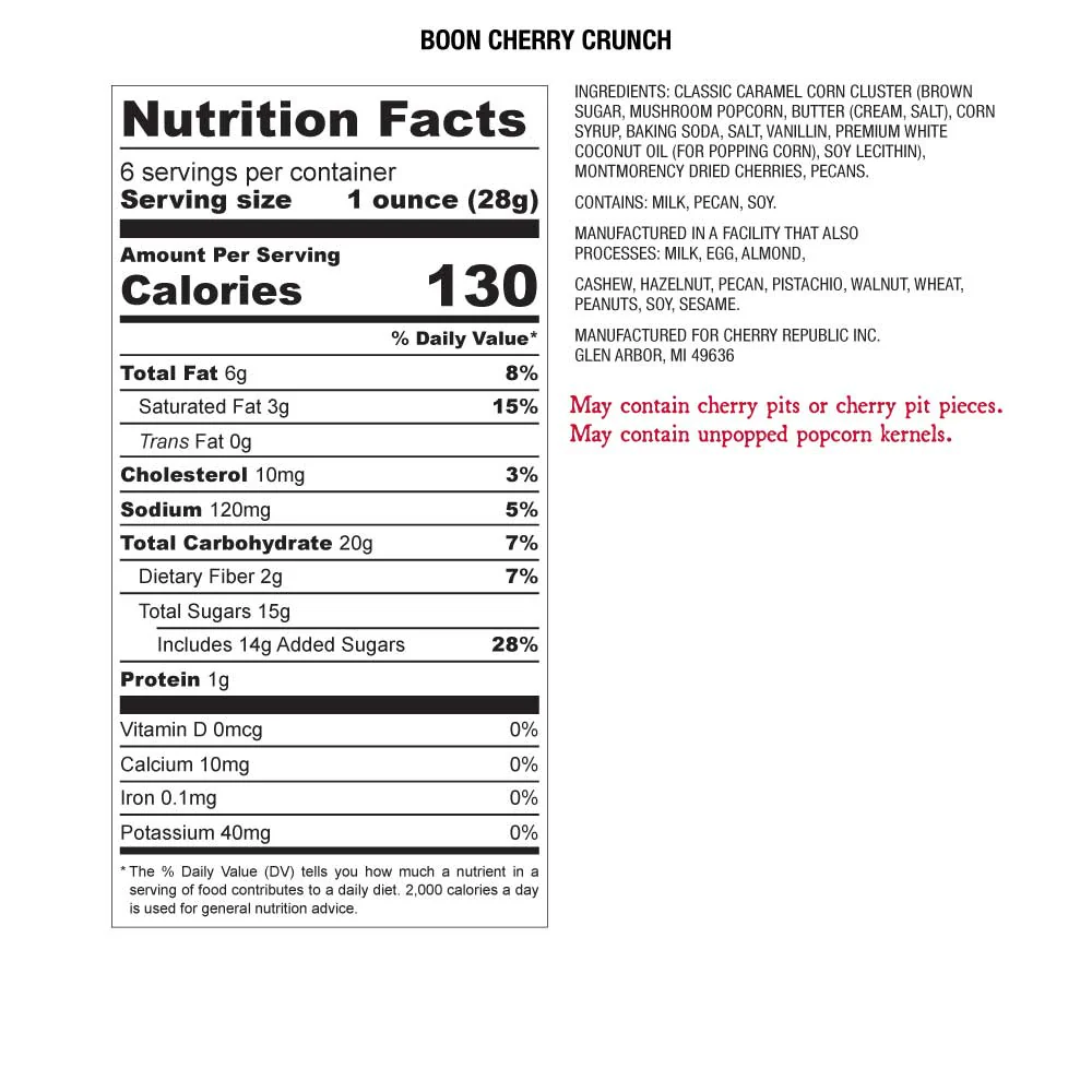 Caramel Popcorn-Boom Cherry Crunch 6oz - Image 2