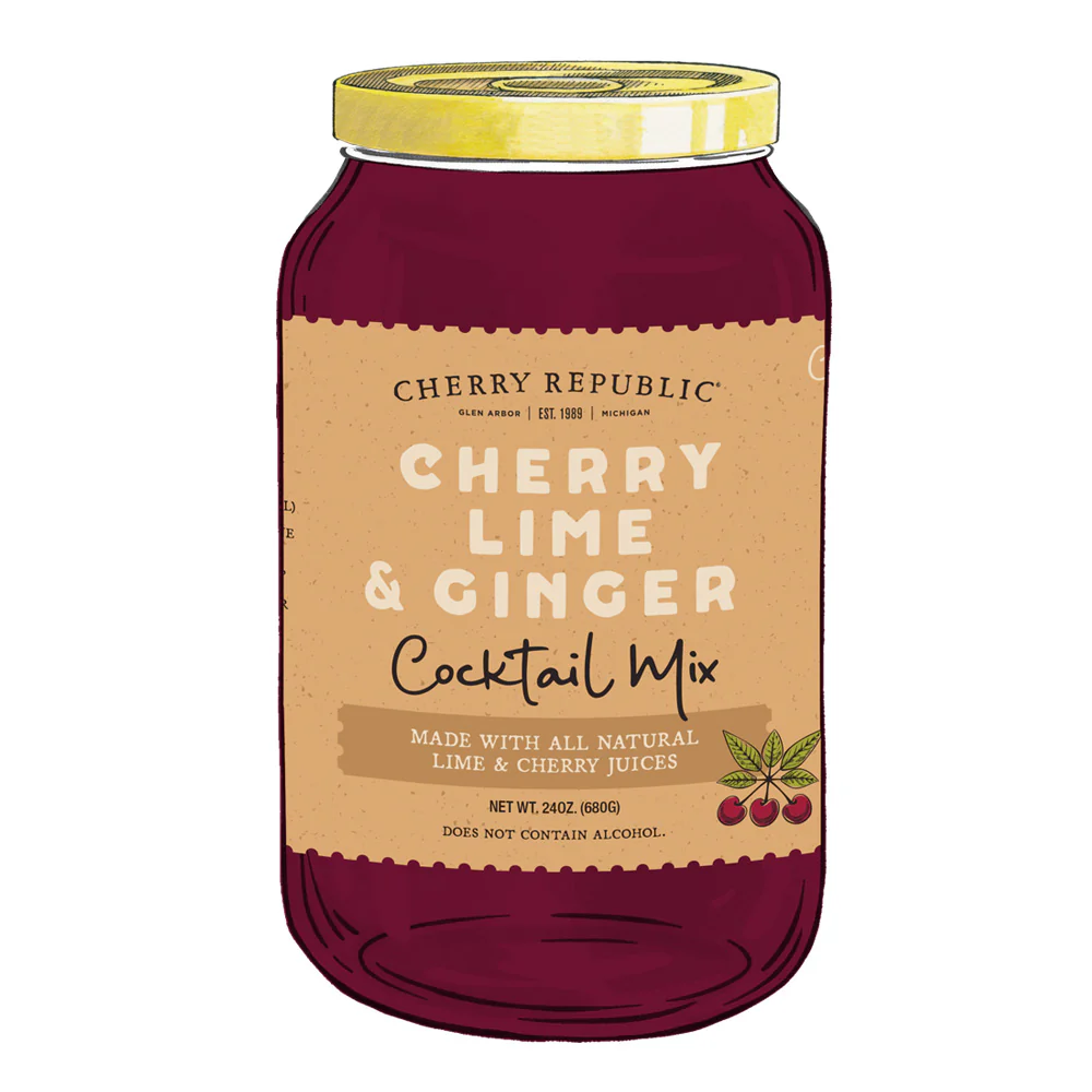 Cherry Lime & Ginger Cocktail Mixer