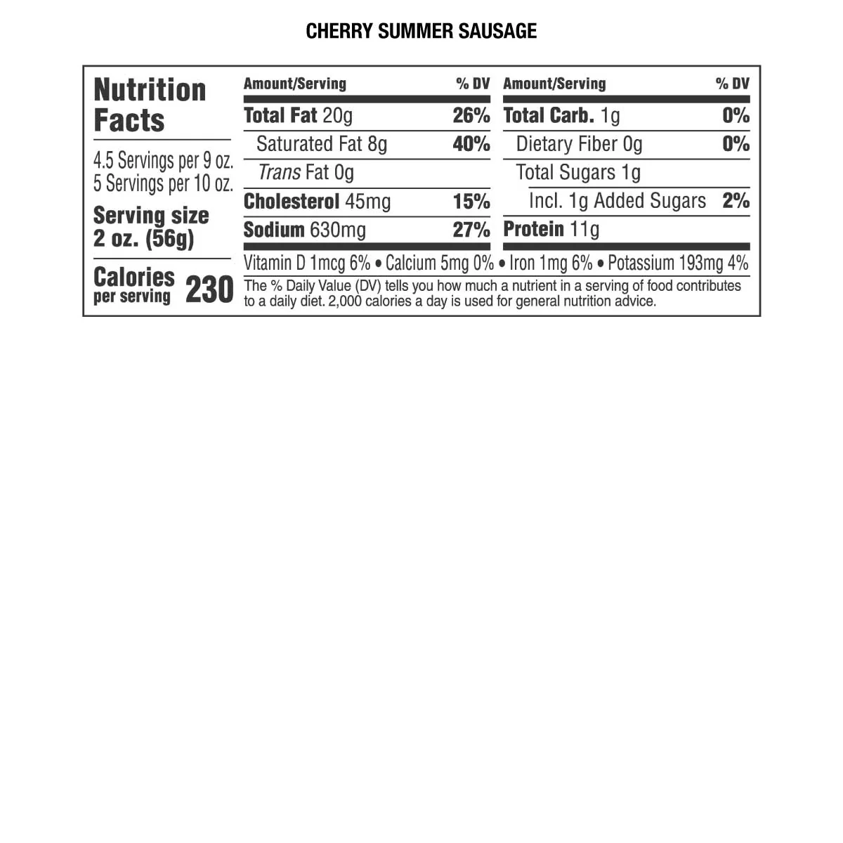 Cherry Summer Sausage - Image 3
