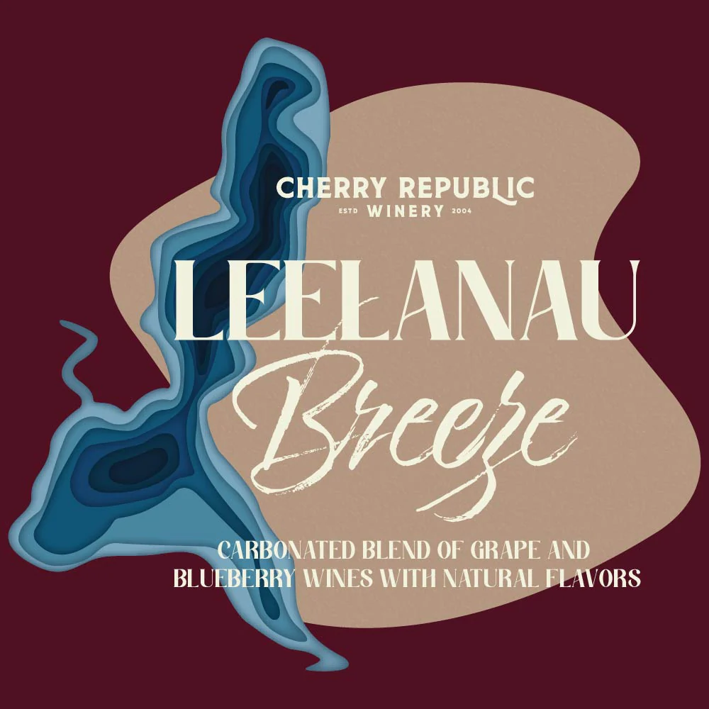 Leelanau Breeze Blueberry Cherry Sparkling Wine
