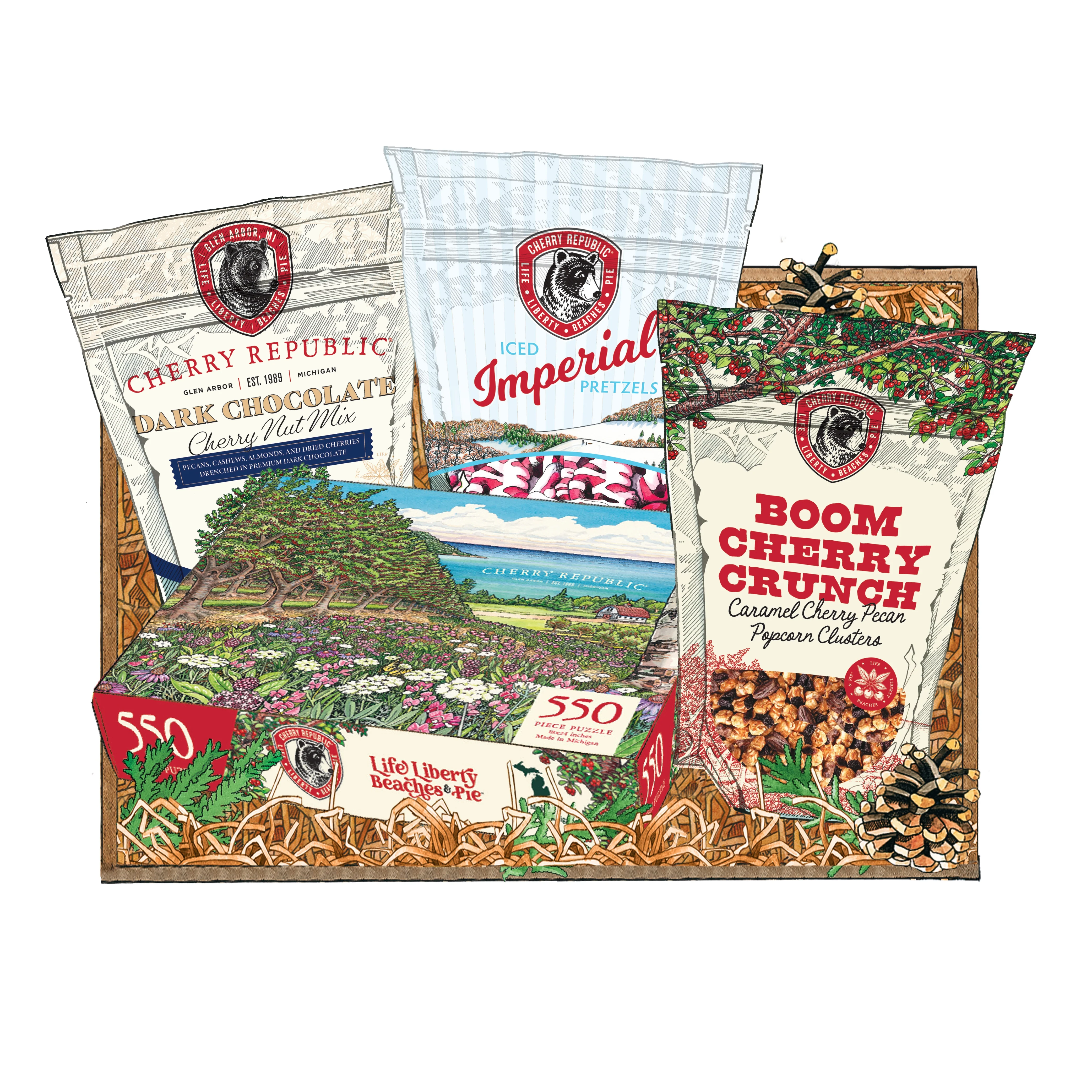 Puzzle Day Gift Box