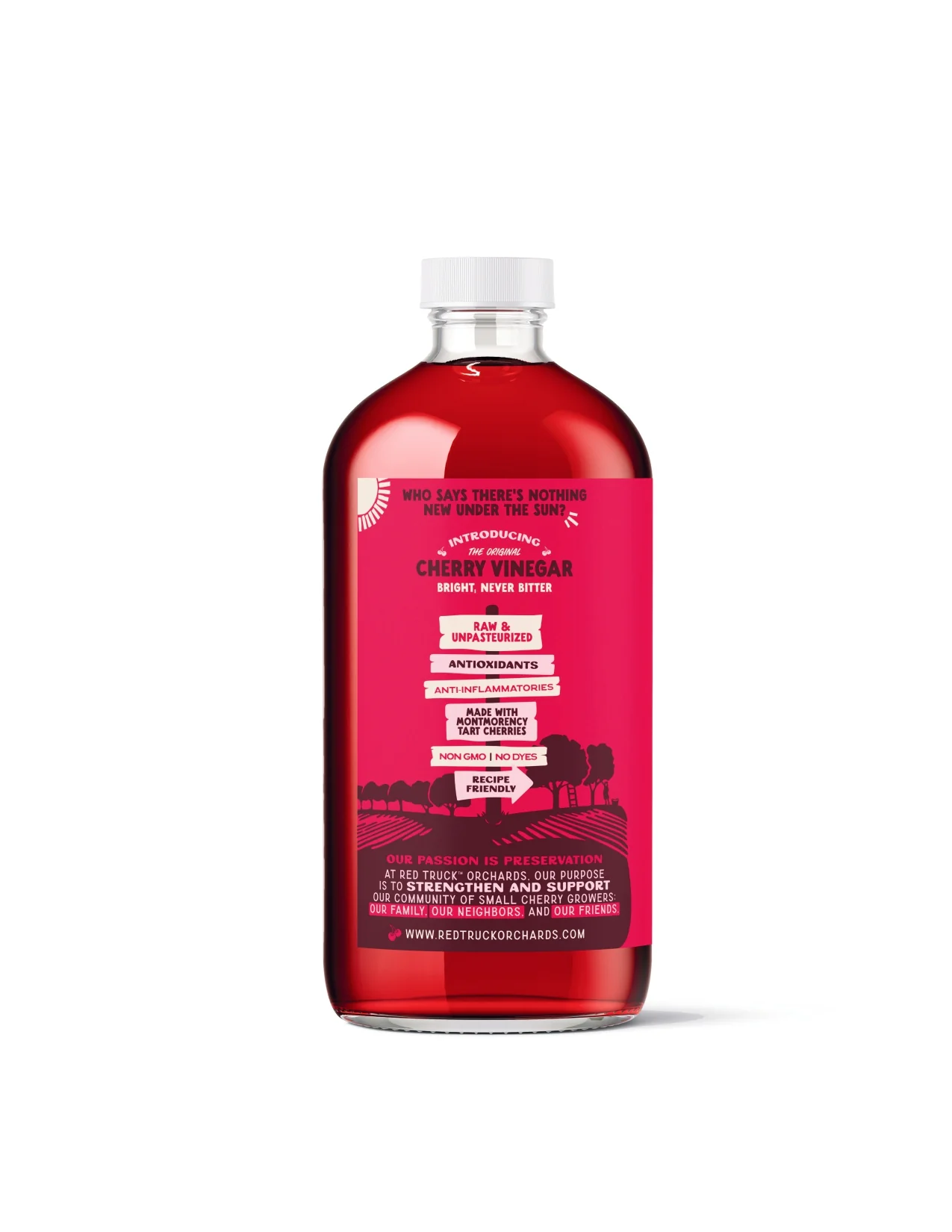 Red Truck Cherry Vinegar — Hallstedt Homestead Cherries - Image 5