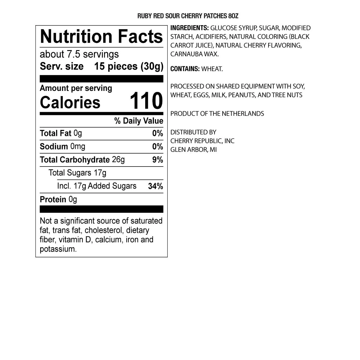 Ruby Red Sour Cherry Patches - Image 4