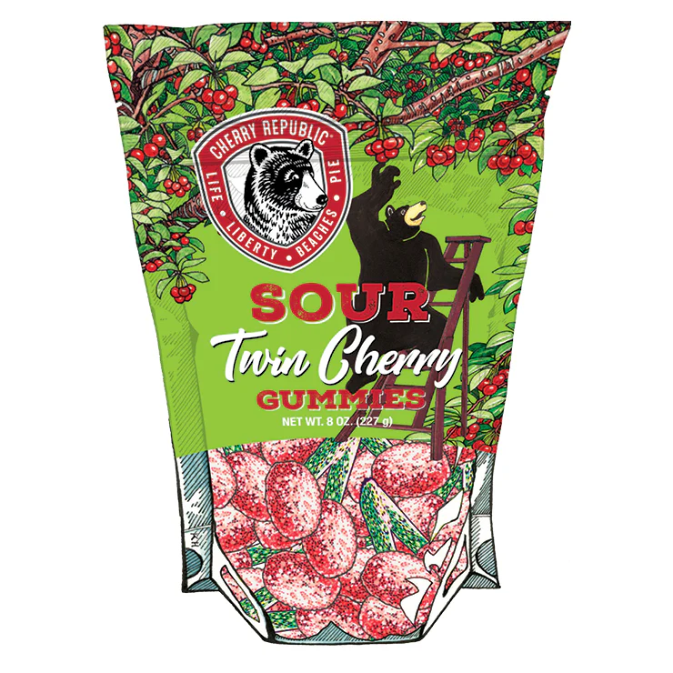 Sour Twin Cherry Gummies