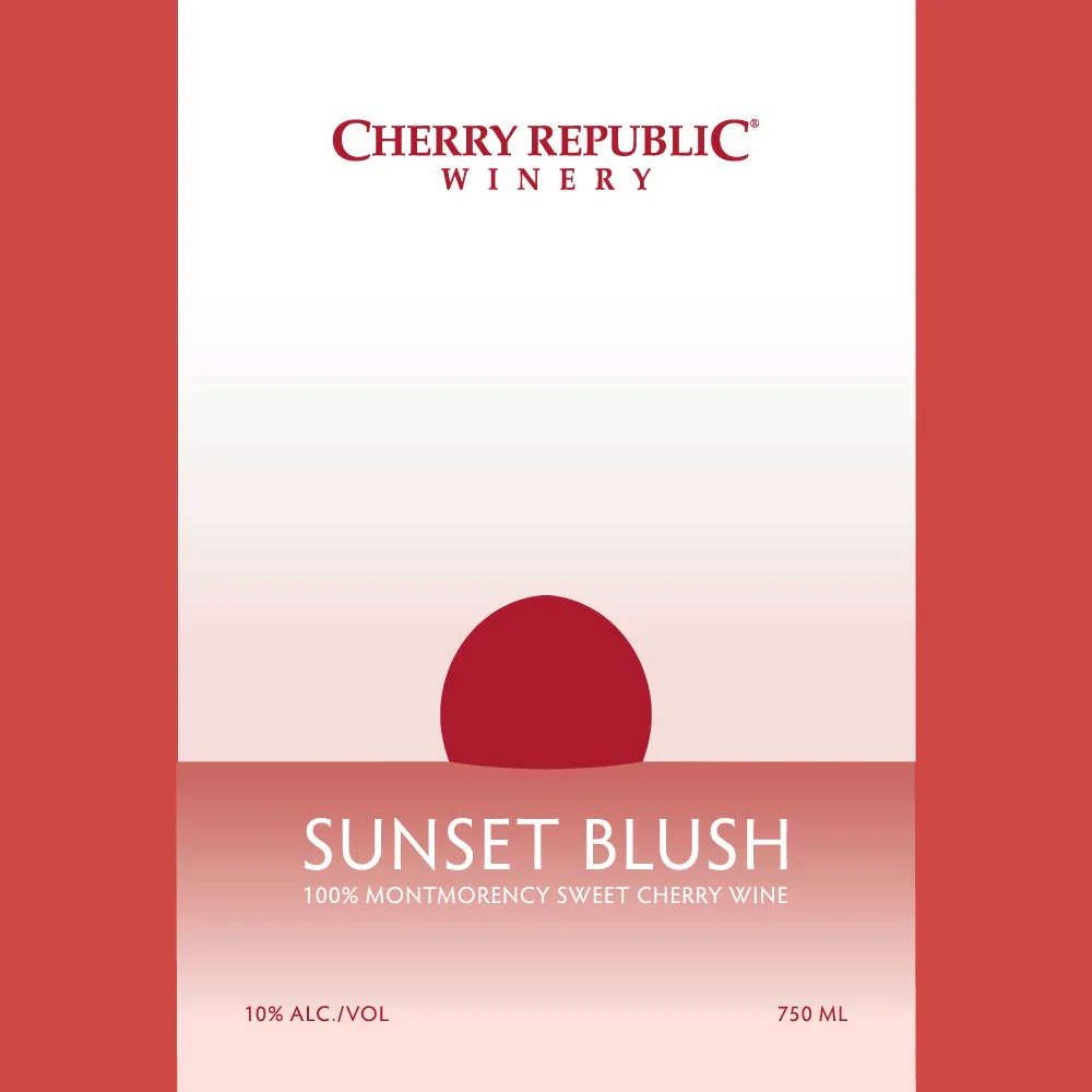 Sunset Blush Cherry Wine