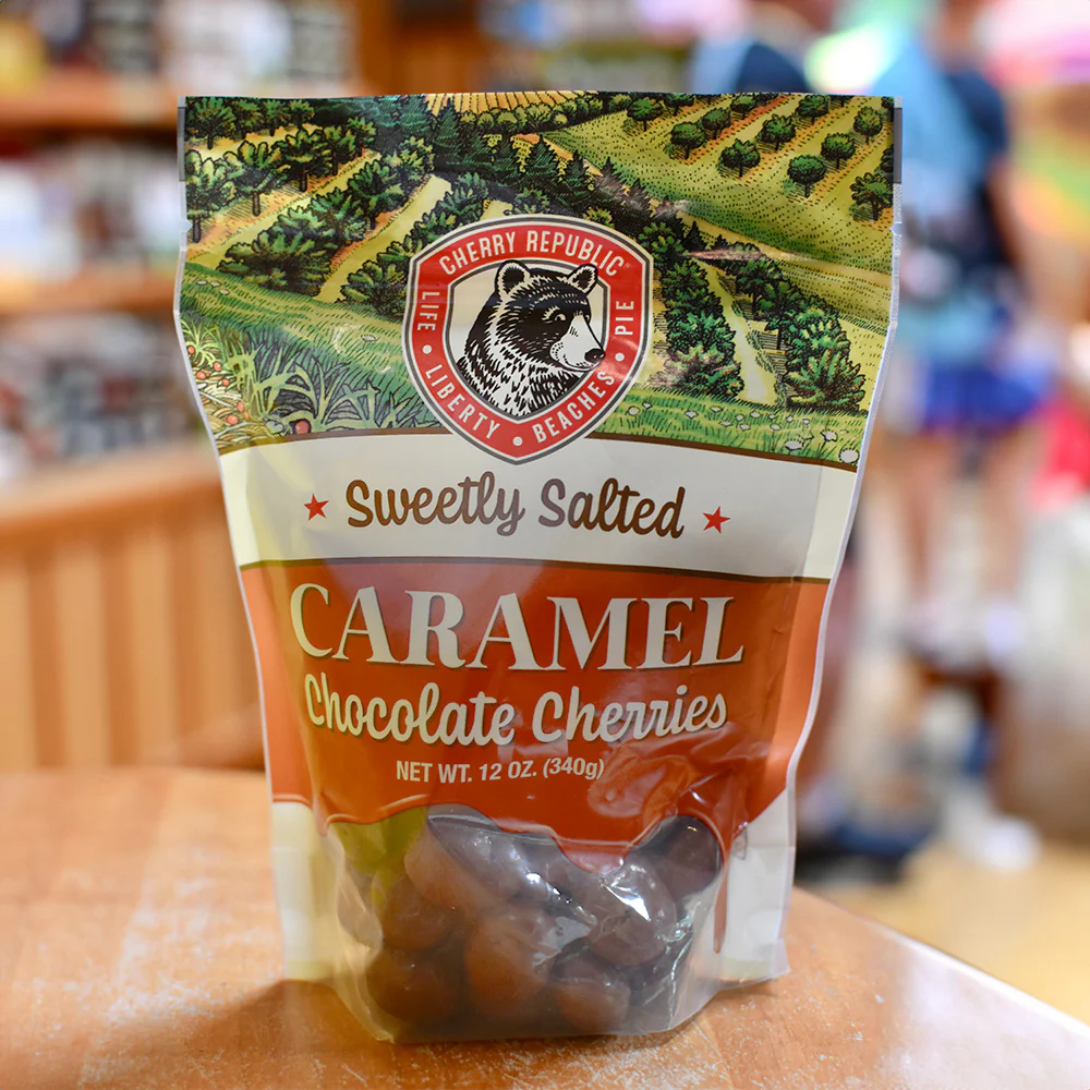 Milk Chocolate Sweetly Salted Caramel Cherries 12oz - Image 2